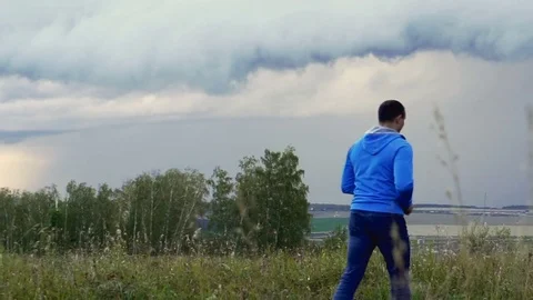 Running man Stock Footage 79999423