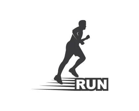 Running man icon vector illustration design Stock Illustration