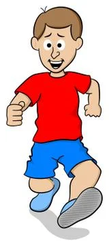 Running man Stock Illustration