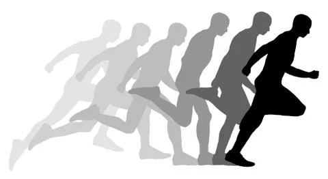 Running Man Stock Illustration