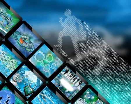 Running Man Stock-Illustration