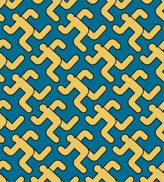 Running man pattern seamless. Run background. Vector ornament 스톡 일러스트