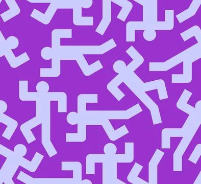 Running man pattern seamless. Run background. 스톡 일러스트