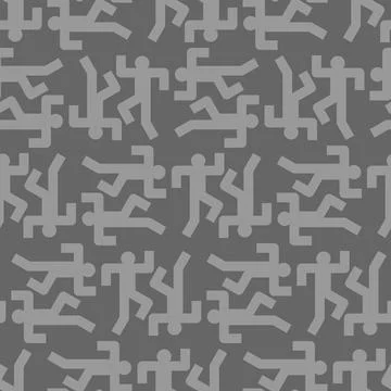 Running man pattern seamless. Run background. 스톡 일러스트