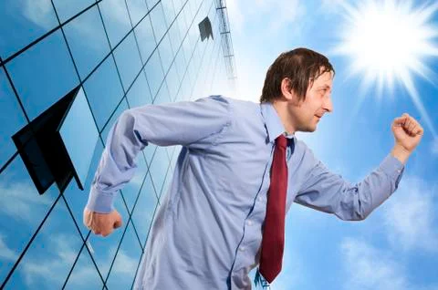 Running man Stock Photos