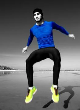 Running man Stock Photos