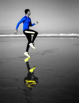 Running man Stock Photos