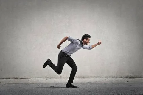 Running man Stock Photos