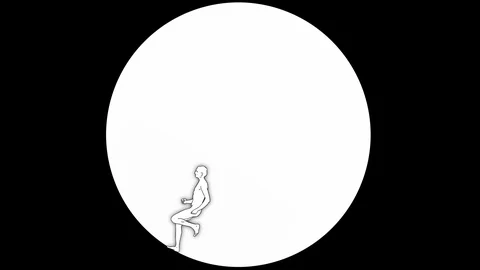 RUNNING MAN.Art of experimental animation. Stock Footage 107583132