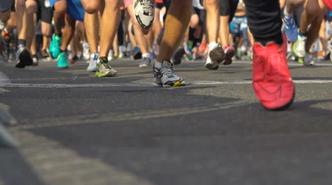 Running. Marathon start. Stock-Footage 68101854
