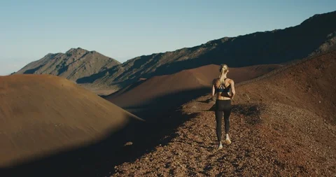 Running on mars Stock Footage 104422719