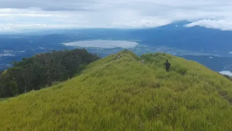 Running Mountain Stock Footage 169501617