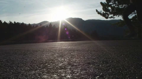 Running in the nature Stock Footage 53739782
