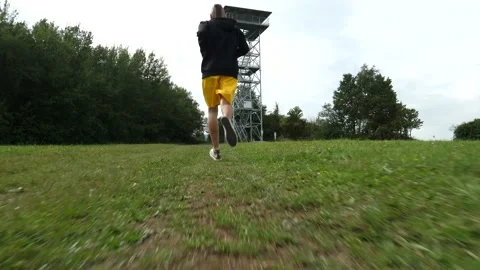 Running in nature in Slovakia 库存影片 145642250