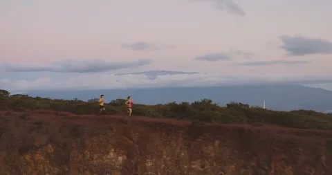 Running into the night Stock Footage 124732879