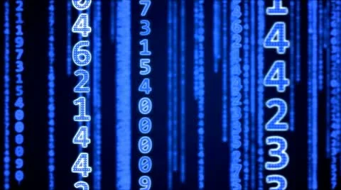 Running numbers Video stock 10826924