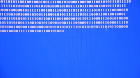 Running the numbers on the screen Stock Footage 45978967