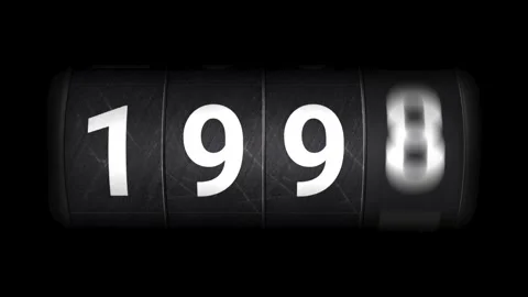 Running Odometer New Year 2029 Stock Footage 285524035
