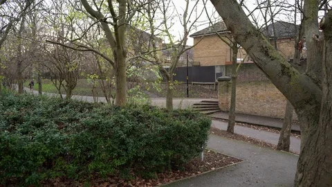 Running in Park Vídeos de archivo 100144749