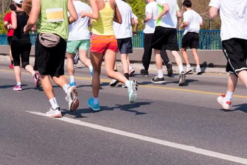 Running people Stock Photos