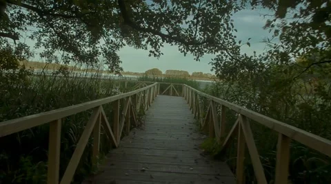 Running on the Pier Stock Footage 67449359