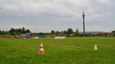 Running race 스톡 동영상 76454383