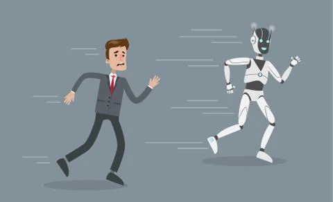 Running on race. Stock Illustration