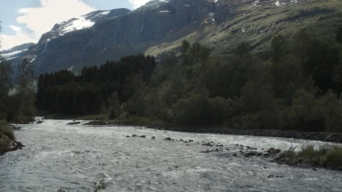 Running River in Norway 1080p Stock Footage