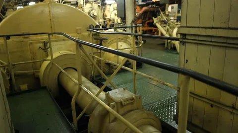 Running shaft ship Video stock 52797364
