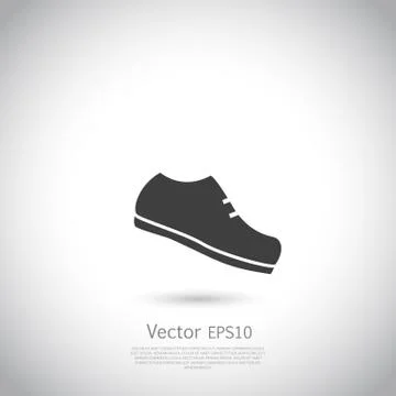 Running shoe icon Stock Illustration
