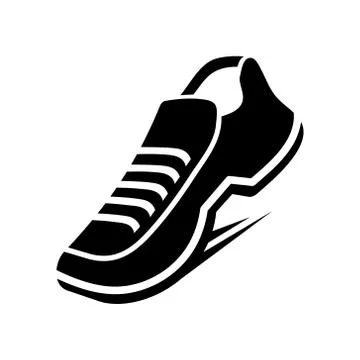 Running Shoe Icon. Vector 库存插图