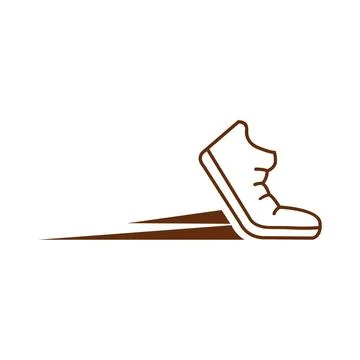 Running shoe Stock Illustration