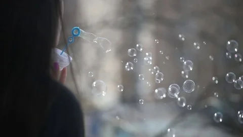 Running soap in slow-motion Stock Footage 106291213