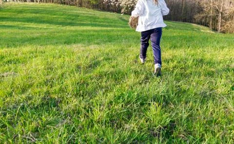 Running in spring Stock Photos