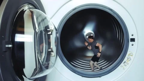 Running like a squirrel in a wheel 库存影片 279317814