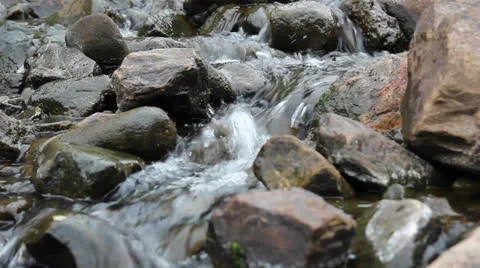 Running stream Stock Footage 25849225