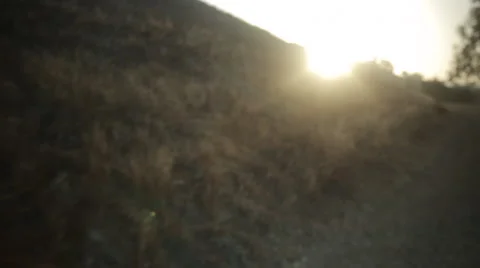 Running Into The Sunrise Stock Footage 48877151