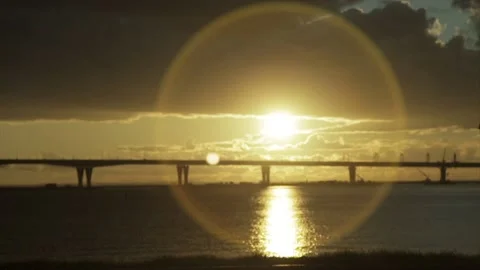 Running at sunset Stock Footage 94396070