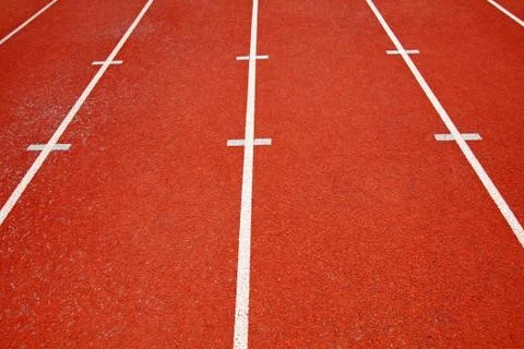 Running track in abstract view Stock Photos