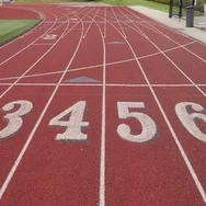 Running Track Stock Footage