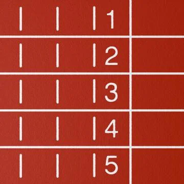 Running track Stock Illustration