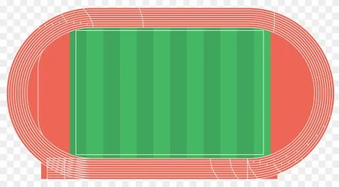 Running track Stock Illustration