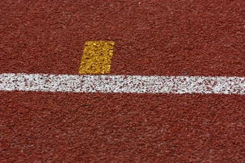 Running track macro Stock Photos