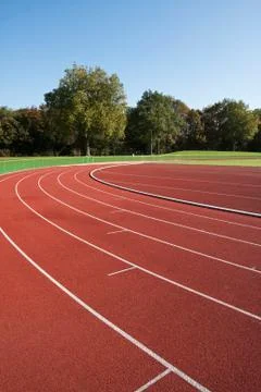 Running track Stock Photos