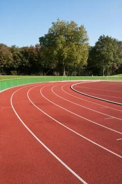 Running track Stock Photos