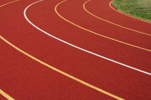 Running track Stock Photos