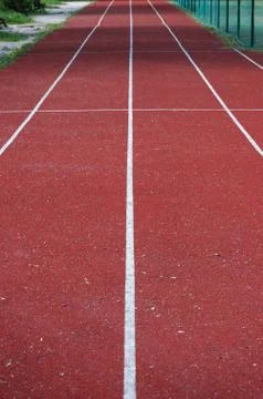 Running track Stock Photos
