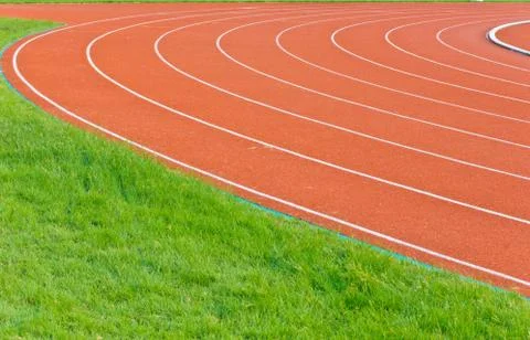 Running track Stock Photos