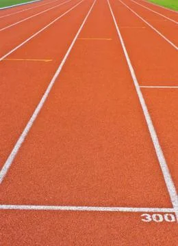 Running track Stock Photos