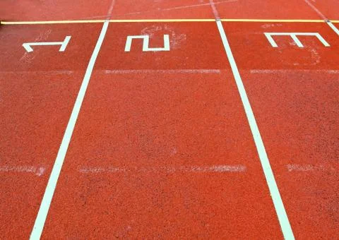 Running track Stock Photos